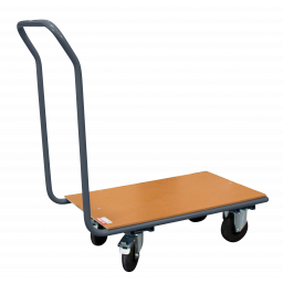 Chariot 250 kg 720 x 450 mm dossier fixe roues Ø 125 mm