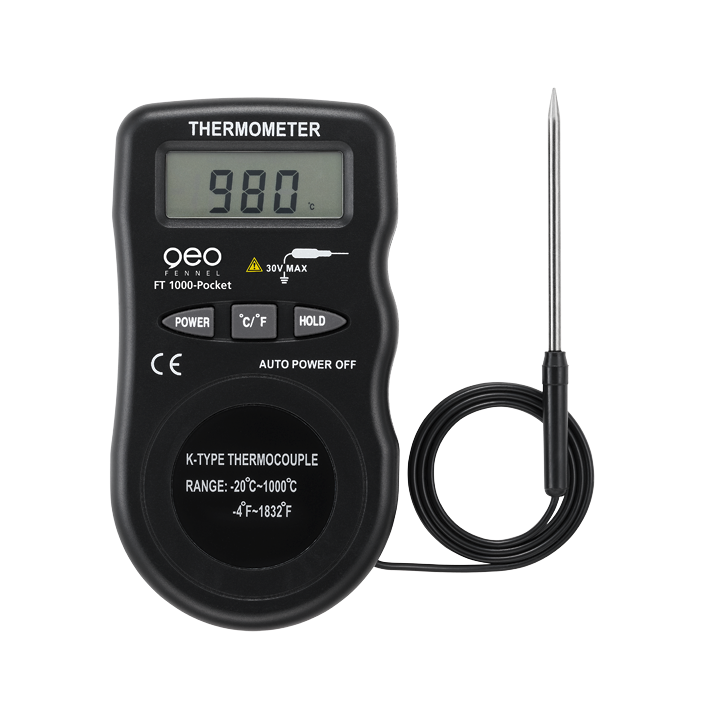 Thermomètre digital haute température FT 1000-Pocket Géo-fennel