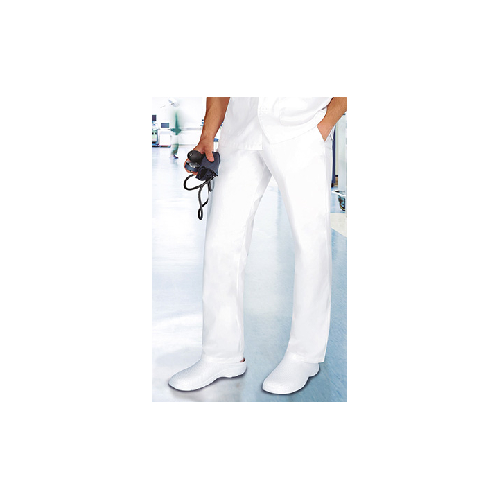 Pantalon CLARIM Blanc 100% coton Valento