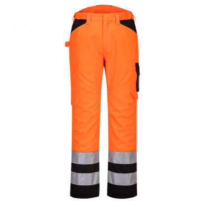 Pantalon de service Hi-Vis PW241 Portwest Orange/Noir